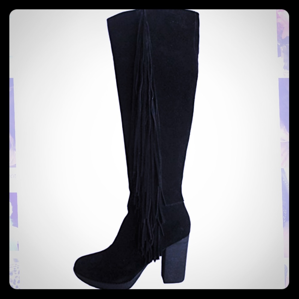 Steve Madden Suede Fringe Boots